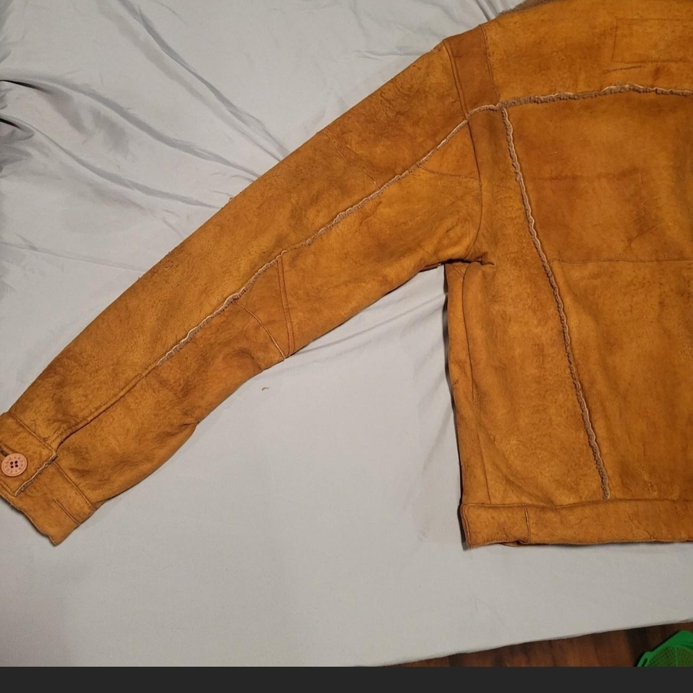 Bomb Boogie  Suede Bomber Jacket - Picture 6 of 14